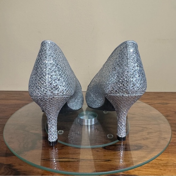 Fiona silver sparkly glittery heels size 8 - Picture 8 of 17